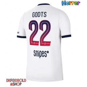 Paris Saint-Germain Mika Godts #22 Udebanetrøje 2026-27 Kort ærmer Paris Saint-Germain Mika Godts #22 Udebanetrøje 2026-27 Kort ærmer
